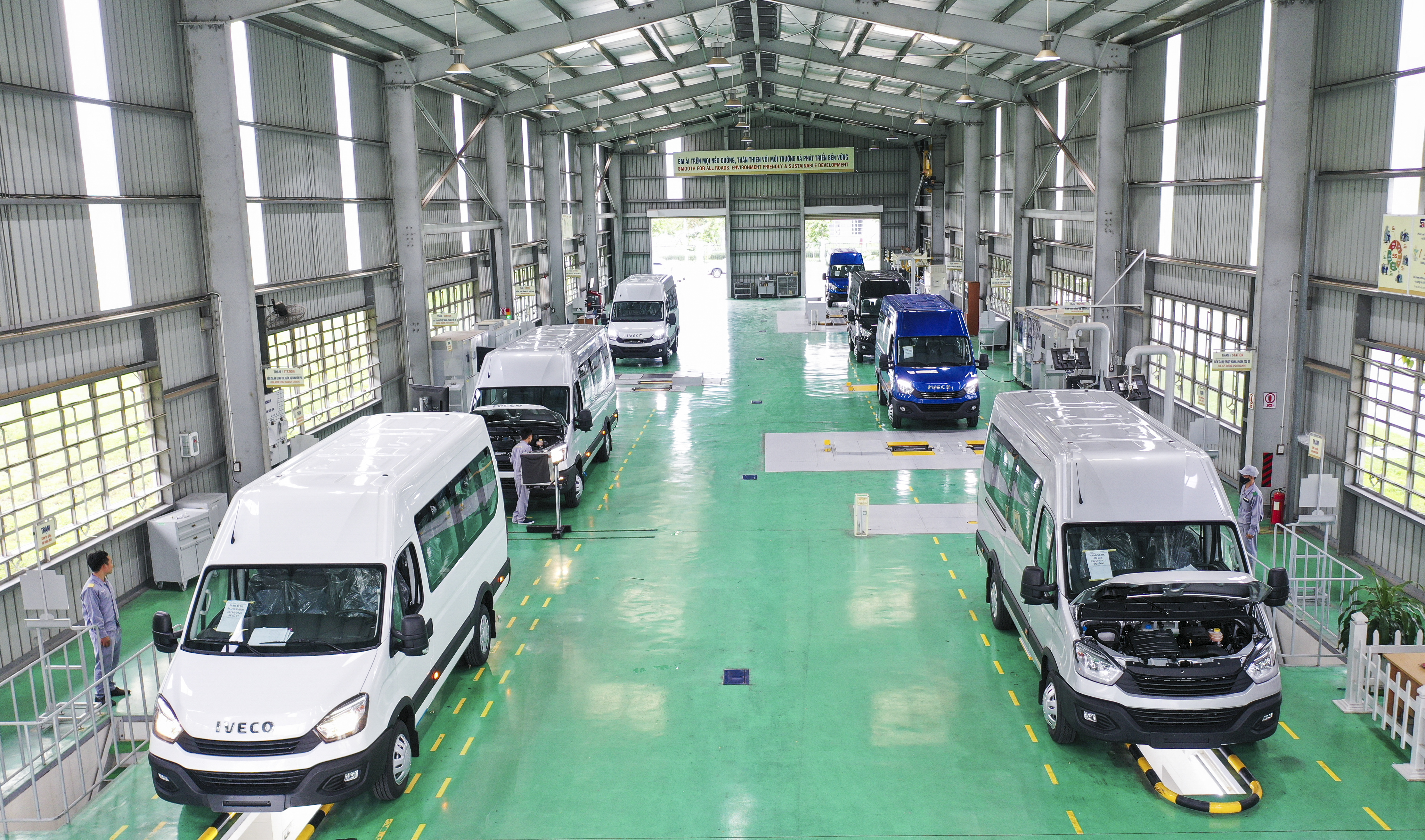 Hình 9. Trạm kiểm tra trước khi giao xe Minibus Iveco.JPG