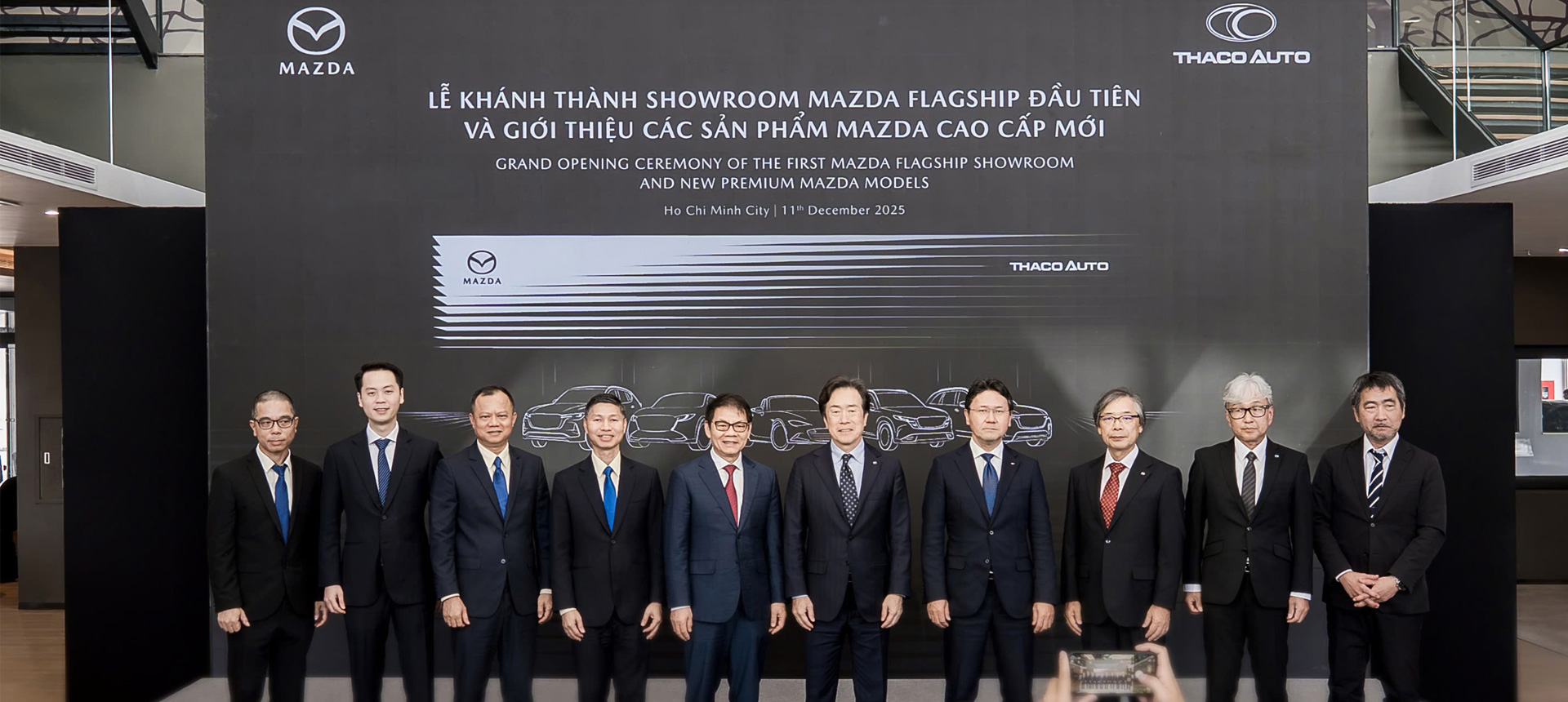 THACO AUTO khánh thành Showroom Mazda Flagship đầu tiên và giới thiệu các sản phẩm Mazda cao cấp mới