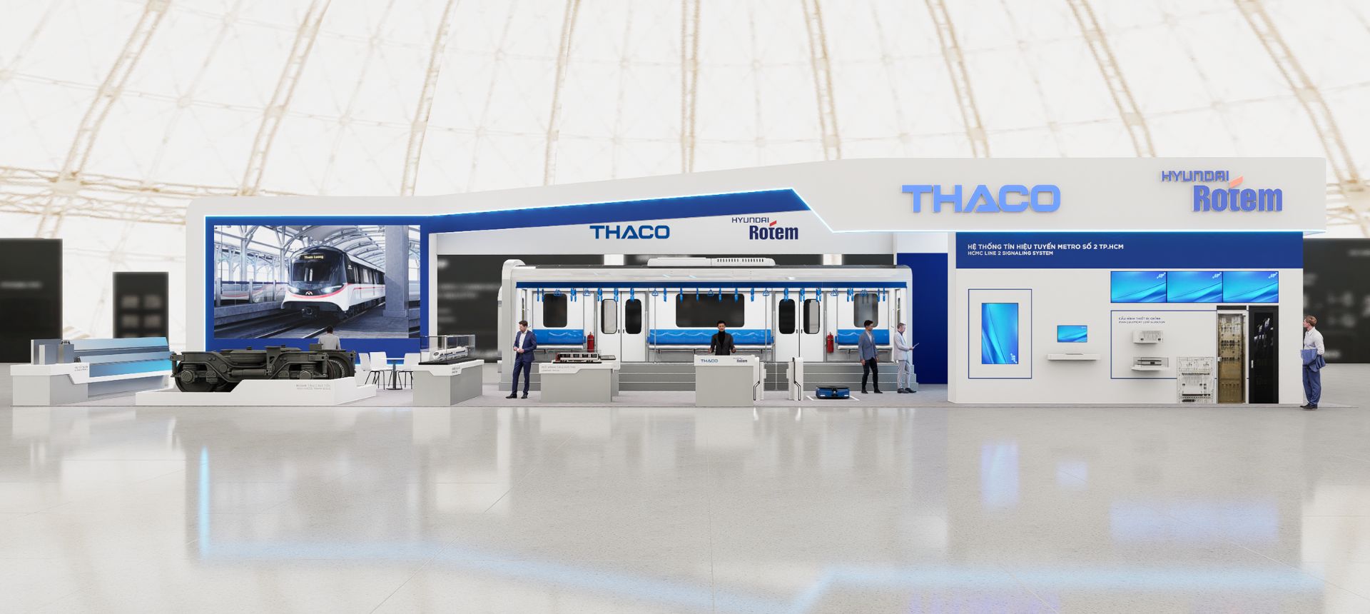 THACO & Hyundai Rotem - Cung cấp giải pháp toàn diện phát triển hạ tầng giao thông đường sắt Việt Nam