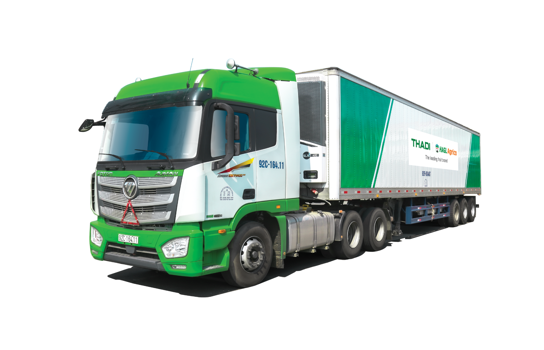 Hình 2. Xe chuyên dụng vận chuyển nông sản có chiều dài container lạnh là 45 feet.png