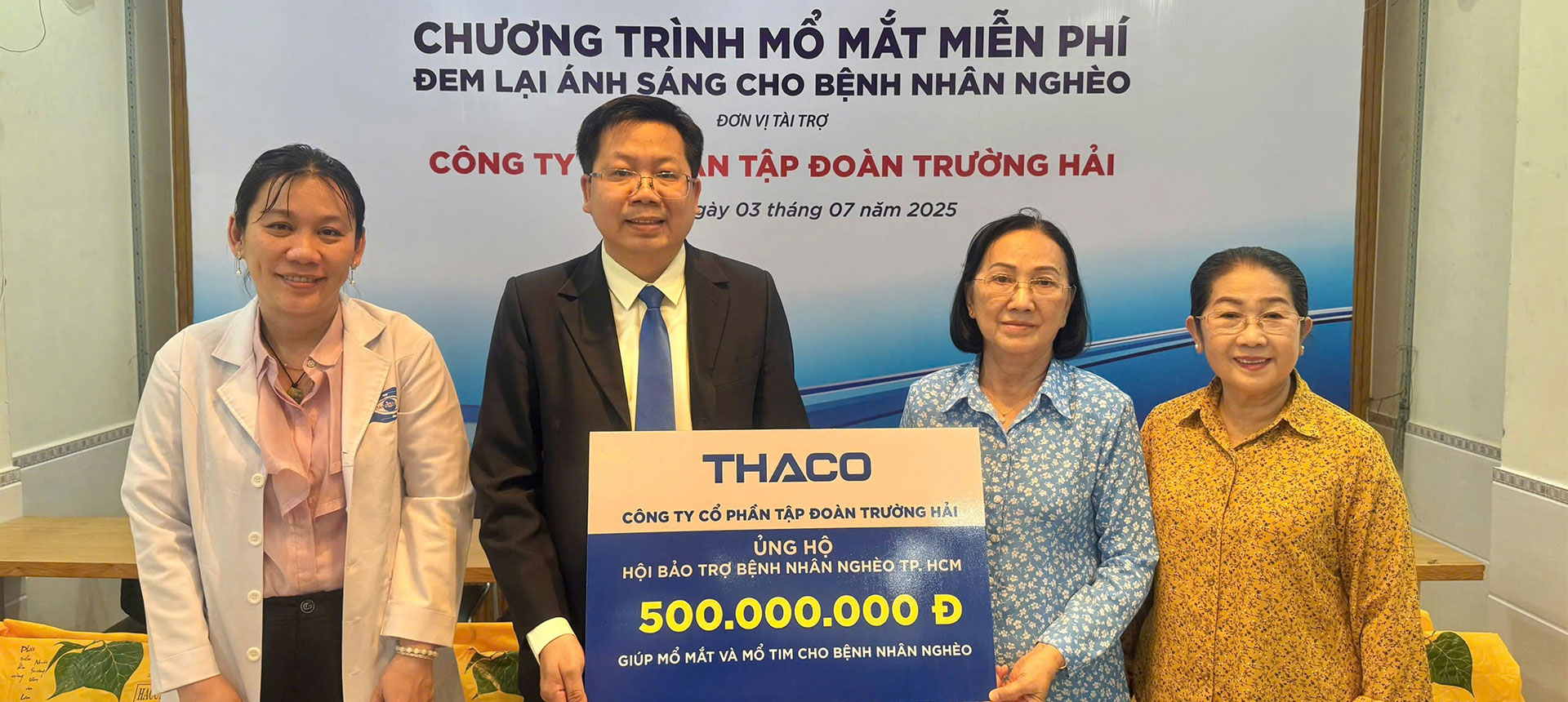 THACO cares for people in hardship