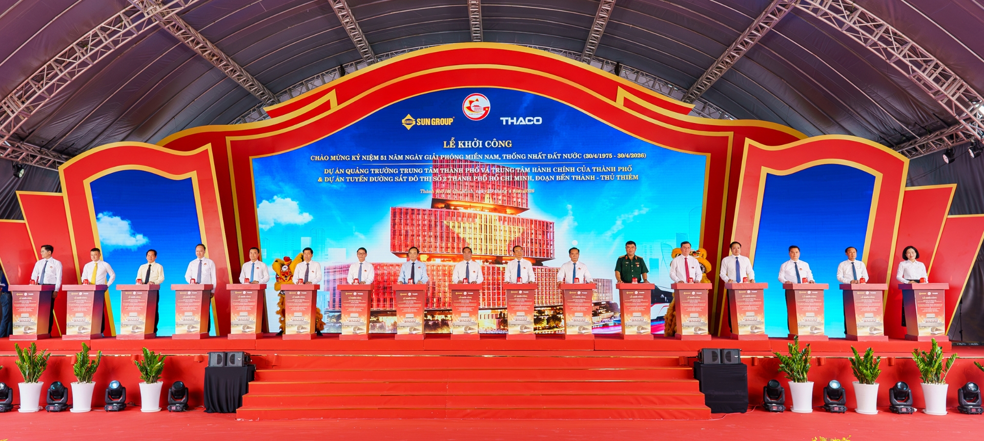 Phát biểu của Chủ tịch HĐQT THACO tại Lễ khởi công dự án Tuyến đường sắt đô thị số 2 TP.HCM, đoạn Bến Thành – Thủ Thiêm