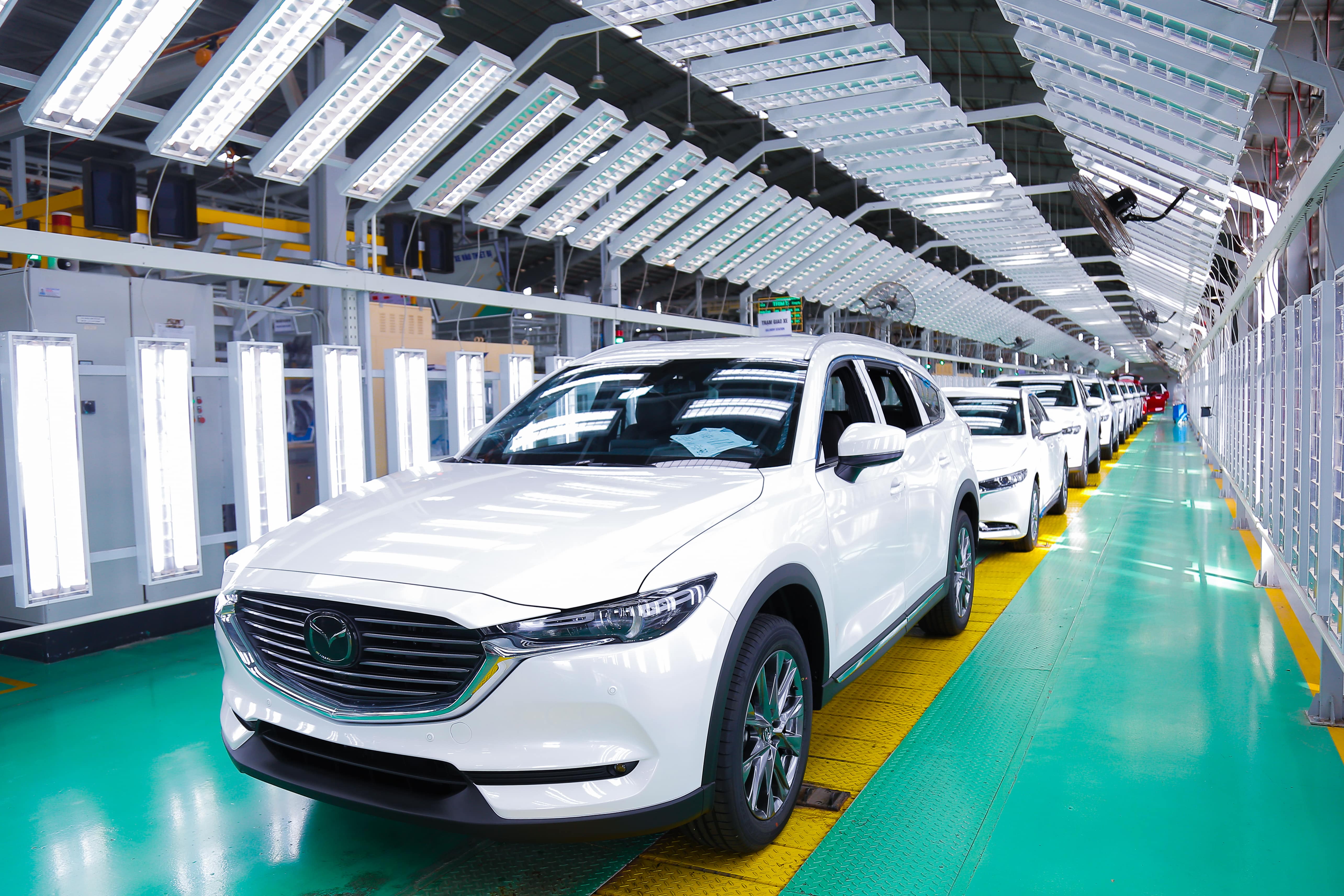 Hình 10. Trạm giao xe hoàn thiện xe Mazda.JPG