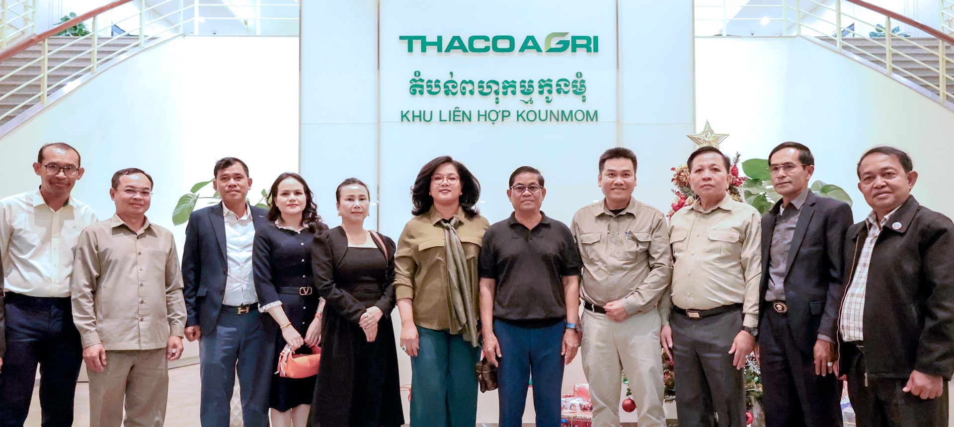 Ratanakiri provincial delegation visits Koun Mom Complex