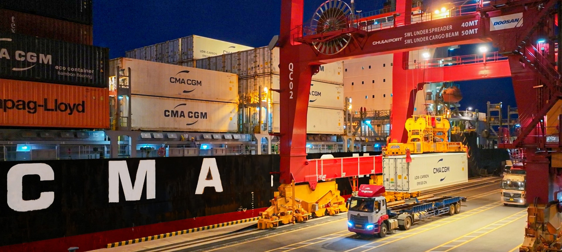 Xuất khẩu sản lượng lớn sầu riêng qua cảng quốc tế Chu Lai