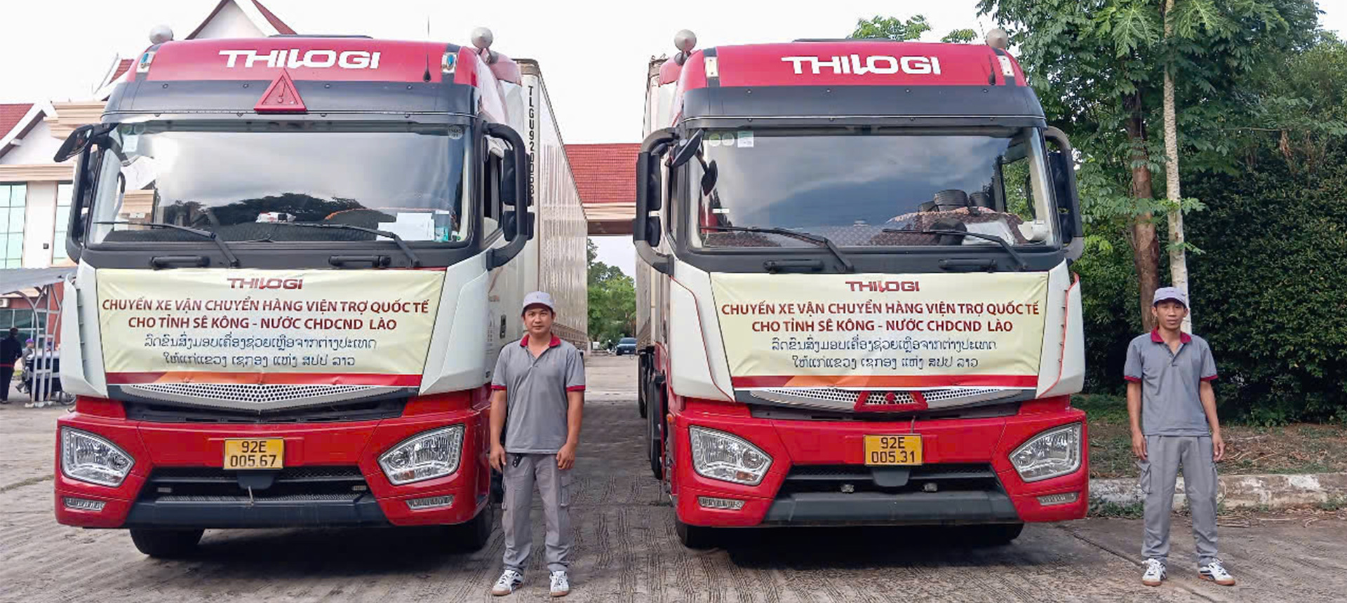 THILOGI transports aid to Sekong Province (Laos)